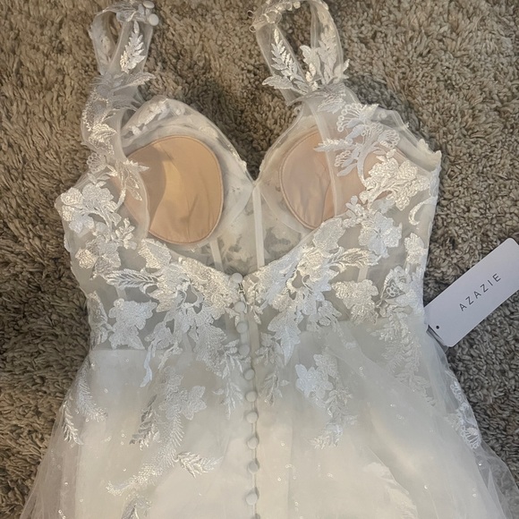 Azazie Dysis Wedding Dress - Sparkling Bridal Gown - Picture 12 of 13